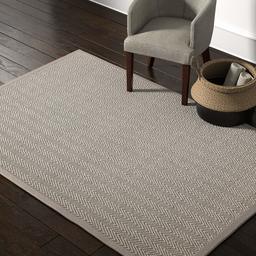 Amazon Brand – Rivet Elevated Chevron Patterned Area Rug, 5' x 7'6