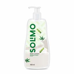 Amazon Brand - Solimo Bamboo Fresh Body Lotion, No Paraben, Sulphates, Phthlates, Mineral Oil, 100% Vegan, 400 ml