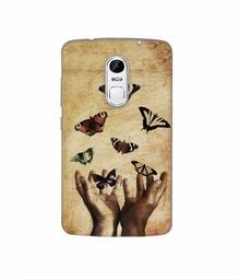 Amazon Brand - Solimo Designer Butterflies 3D Printed Hard Back Case Mobile Cover for Lenovo Vibe X3