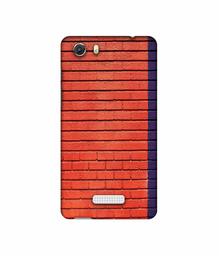 Amazon Brand - Solimo Designer Red and Purple Brick 3D Printed Hard Back Case Mobile Cover for Micromax Canvas Unite 3 Q372