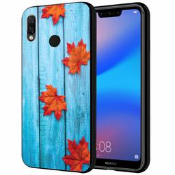 Amazon Brand - Solimo Designer Leaves Printed Hard Back Case Mobile Cover for Huawei Nova 3i (D383)