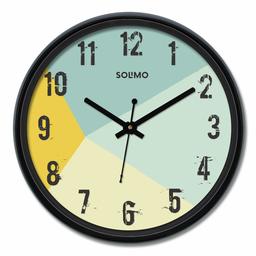 Amazon Brand - Solimo 12-inch Wall Clock - Lattice (Silent Movement)