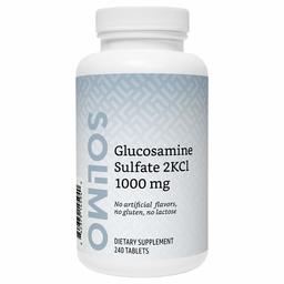 Amazon Brand - Solimo Glucosamine Sulfate 2KCl 1000 mg, 240 Tablets*, Eight Month Supply