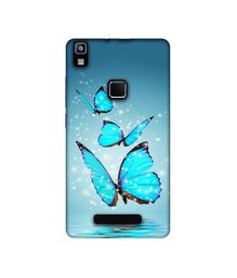 Amazon Brand - Solimo Designer Flying Butterflies UV Printed Soft Back Case Mobile Cover for Lava Z80