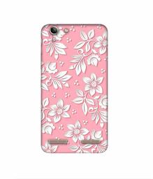 Amazon Brand - Solimo Designer White Flower Pattern 3D Printed Hard Back Case Mobile Cover for Lenovo Vibe K5 Plus