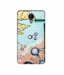 Amazon Brand - Solimo Designer Paintings 3D Printed Hard Back Case Mobile Cover for Micromax Canvas Nitro 4G E455