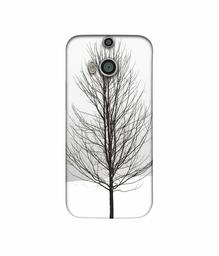 Amazon Brand - Solimo Designer Tree Sketch 3D Printed Hard Back Case Mobile Cover for HTC One M8