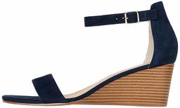 Marca Amazon - Find. Sandalias abiertas para mujer., color Azul, talla 36 EU