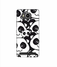 Amazon Brand - Solimo Designer Panda Texture 3D Printed Hard Back Case Mobile Cover for Lenovo A7700