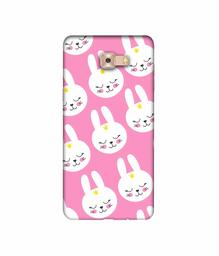 Amazon Brand - Solimo Designer Rabbit Pattern 3D Printed Hard Back Case Mobile Cover for Samsung Galaxy C9 Pro