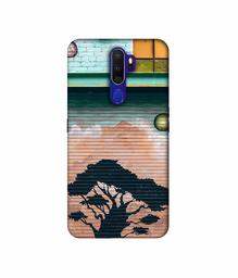 Amazon Brand - Solimo Designer Tree Painting 3D Printed Hard Back Case Mobile Cover for Oppo A9 (2020)