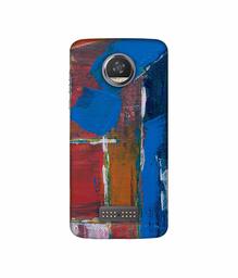 Amazon Brand - Solimo Designer Color Blog On Canvas 3D Printed Hard Back Case Mobile Cover for Moto Z2 Play