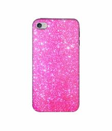 Amazon Brand - Solimo Designer Pink Sparkle 3D Printed Hard Back Case Mobile Cover for Apple iPhone 4 / 4S