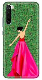 Amazon Brand - Solimo Designer Girl Design 3D Printed Hard Back Case Mobile Cover for Xiaomi Redmi Note 8