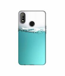 Amazon Brand - Solimo Designer Half Fill 3D Printed Hard Back Case Mobile Cover for Realme 3 / Realme 3i