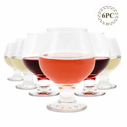 Umi.by Amazon Snifter 260ml Bicchiere da cognac Set da 6 senza piombo Cognac di vetro