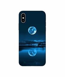 Amazon Brand - Solimo Designer Moon Pattern Print 3D Printed Hard Back Case Mobile Cover for Apple iPhone Xs Max