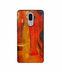 Amazon Brand - Solimo Designer Orange Canvas 3D Printed Hard Back Case Mobile Cover for Huawei Mate 9