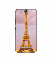 Amazon Brand - Solimo Designer Eiffel Tower Paris 3D Printed Hard Back Case Mobile Cover for Micromax Canvas Juice 3 Q392