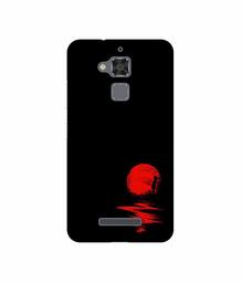 Amazon Brand - Solimo Designer Red Moon UV Printed Soft Back Case Mobile Cover for Asus Zenfone 3 Max ZC520TL