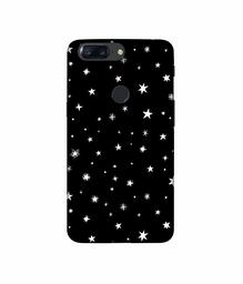 Amazon Brand - Solimo Designer Sperking Stars 3D Printed Hard Back Case Mobile Cover for Oneplus 5T