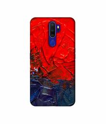 Amazon Brand - Solimo Designer Red Wax Color 3D Printed Hard Back Case Mobile Cover for Oppo A9 (2020)