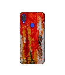 Amazon Brand - Solimo Designer Orange Color Spread 3D Printed Hard Back Case Mobile Cover for Xiaomi Redmi Note 7 Pro