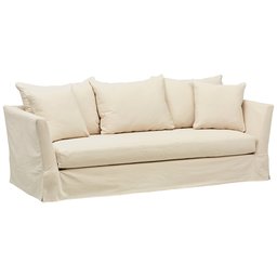 Amazon Brand – Stone & Beam Bartow Living Room Sectional Sofa Couch with Slipcover, 95.5