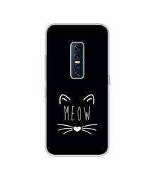 Amazon Brand - Solimo Designer Meow UV Printed Soft Back Case Mobile Cover for Vivo V17 Pro