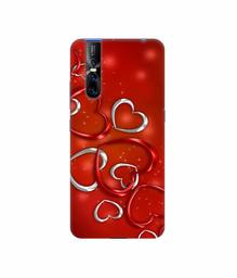 Amazon Brand - Solimo Designer Hearts 3D Printed Hard Back Case Mobile Cover for Vivo V15 Pro