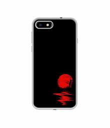 Amazon Brand - Solimo Designer Red Moon UV Printed Soft Back Case Mobile Cover for Micromax Canvas 1 2018