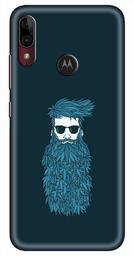 Amazon Brand - Solimo Designer Beard Man 3D Printed Hard Back Case Mobile Cover for Motorola Moto E6s / Motorola Moto E6 Plus