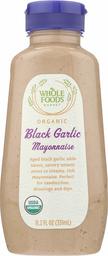 Whole Foods Market Organic Black Garlic Mayonnaise, 11.2 Ounce