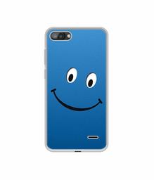 Amazon Brand - Solimo Designer Happy UV Printed Soft Back Case Mobile Cover for I Kall K1