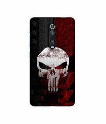 Amazon Brand - Solimo Designer Punisher Skull 3D Printed Hard Back Case Mobile Cover for Mi K20 / Mi K20 Pro