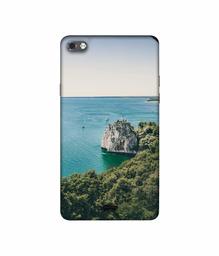 Amazon Brand - Solimo Designer Sea View 3D Printed Hard Back Case Mobile Cover for Micromax Canvas Sliver 5 Q450