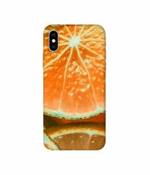 Amazon Brand - Solimo Designer Orange Slice 3D Printed Hard Back Case Mobile Cover for Apple iPhone Xs Max