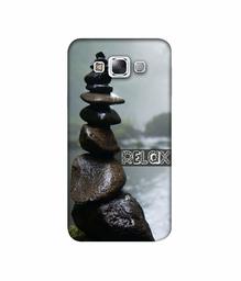 Amazon Brand - Solimo Designer Relax 3D Printed Hard Back Case Mobile Cover for Samsung Galaxy E7