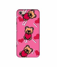 Amazon Brand - Solimo Designer Heart Holding Bear 3D Printed Hard Back Case Mobile Cover for Vivo Y81i