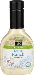 365 Everyday Value, Organic Light Ranch Dressing, 16 oz