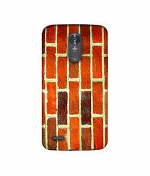 Amazon Brand - Solimo Designer Brick Texture 3D Printed Hard Back Case Mobile Cover for LG Stylus 3