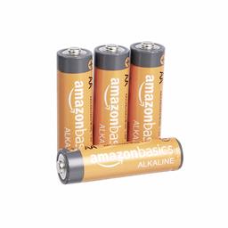 AmazonBasics AA Performance Alkaline Batteries (4 Count)