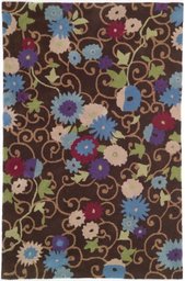 Pinzon Kimono 5-by-8-Foot Hand-Tufted Wool Rug