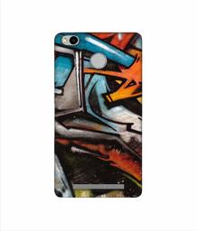 Amazon Brand - Solimo Designer Painting Texture 3D Printed Hard Back Case Mobile Cover for Xiaomi Redmi 3S Prime