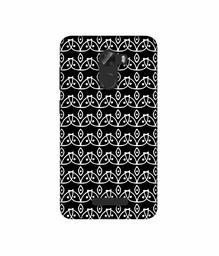 Amazon Brand - Solimo Designer White Flowers Pattern 3D Printed Hard Back Case Mobile Cover for Gionee A1 Lite