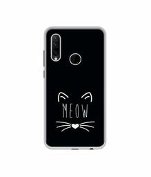 Amazon Brand - Solimo Designer Meow UV Printed Soft Back Case Mobile Cover for Lenovo K10 Note