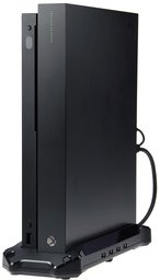 AmazonBasics Vertical Stand & USB 3.0 Hub for Xbox One X, Black