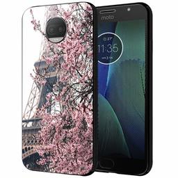 Amazon Brand - Solimo Designer Eiffle Tower Printed Hard Back Case Mobile Cover for Moto G5S Plus (D1214)