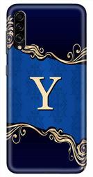 Amazon Brand - Solimo Designer Blue Pattern Alphabet-Y 3D Printed Hard Back Case Mobile Cover for Samsung Galaxy A50s