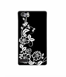 Amazon Brand - Solimo Designer Flower 3D Printed Hard Back Case Mobile Cover for Oppo Neo 7